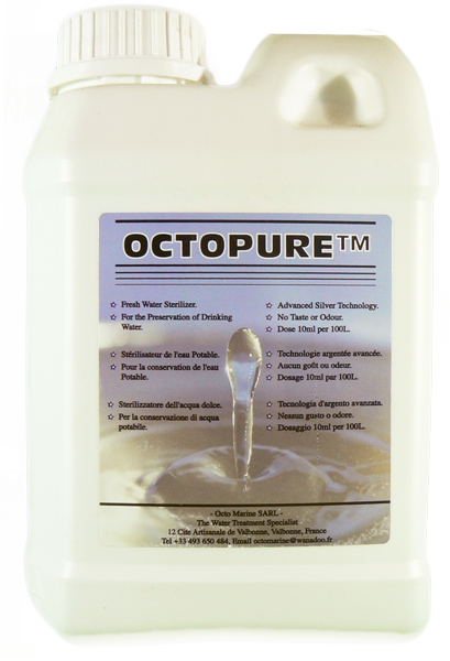 OctoPure™ 1L fresh water sterilizer - Octo Marine